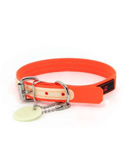 Orange - Play Glow Collar - 3/4"x10"