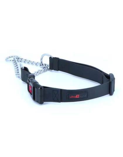 Black - Play Martingale Collar - 16"-22" x 1"