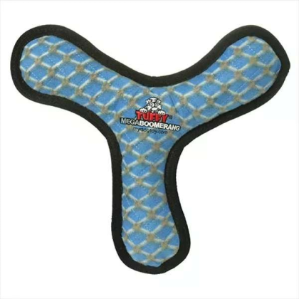 Blue - Tuffy Mega Boomerang - Mega