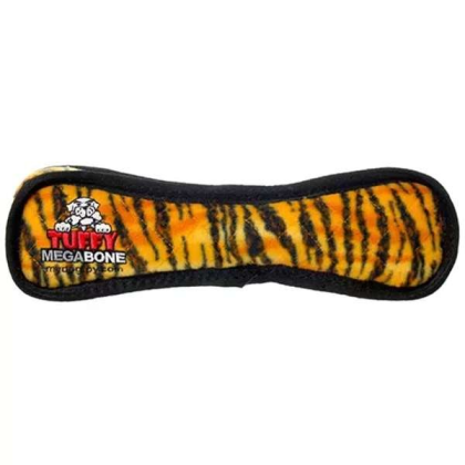 Orange & Black - Tuffy Mega Bone - Mega