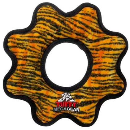 Orange & Black - Tuffy Mega Gear Ring - Mega