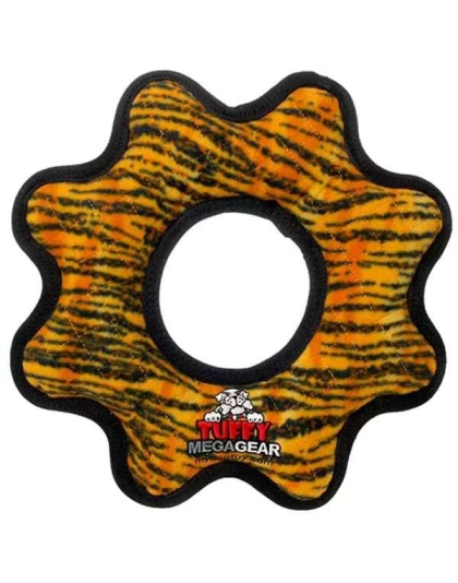 Orange & Black - Tuffy Mega Gear Ring - Mega