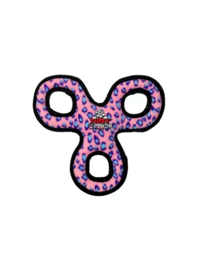 Pink - Tuffy Jr 3WayTug Pink Leopard - Junior