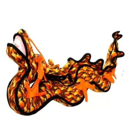 Orange & Black - Tuffy Dragon Orange - one size