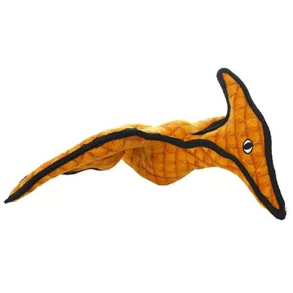 Orange & Yellow - Tuffy Dinosaur Pteradactyl - large