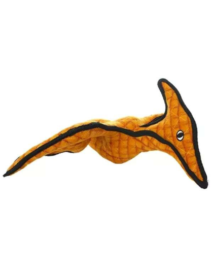 Orange & Yellow - Tuffy Dinosaur Pteradactyl - large