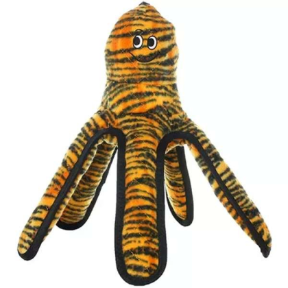 Orange & Black - Tuffy Mega Octopus Tiger - Mega Large