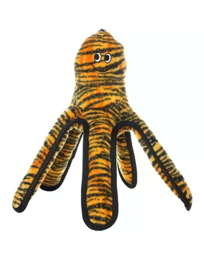 Orange & Black - Tuffy Mega Octopus Tiger - Mega Large