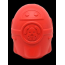 RED - SN Rocketman Durable Rubber Treat Dispenser & Chew Toy - L