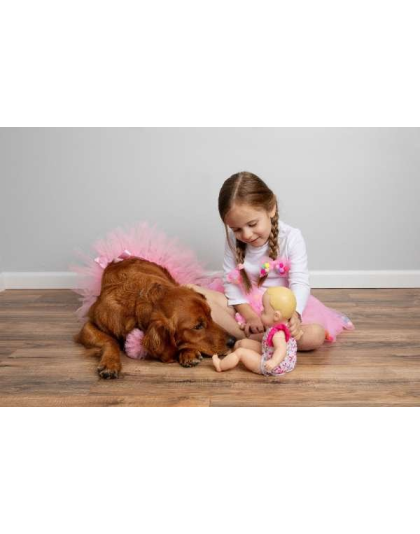 Light Pink - Light Pink Dog Tutu Skirt (Medium) - Medium