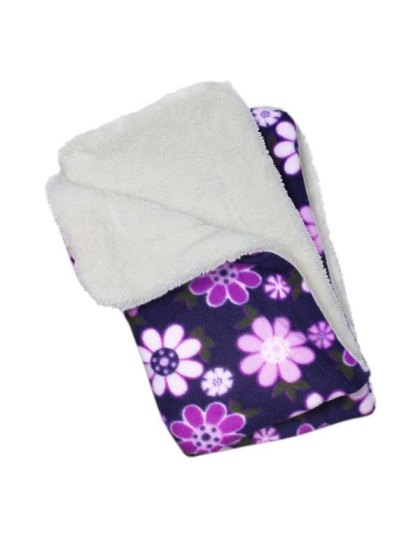 Violet - Midnight Garden Fleece/Plush Blanket - One Size