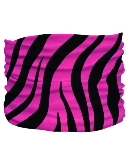 Pink - Zebra Pup Scruff - Teeny