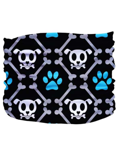 Black,Grey,Blue - Bone Dogger Pup Scruff - Large