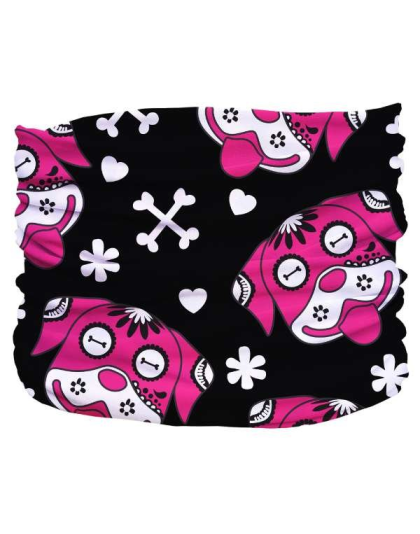 Black,Pink,White - Day of the Dog Pup Scruff - Tiny