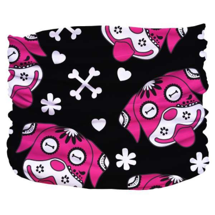 Black,Pink,White - Day of the Dog Pup Scruff - XS