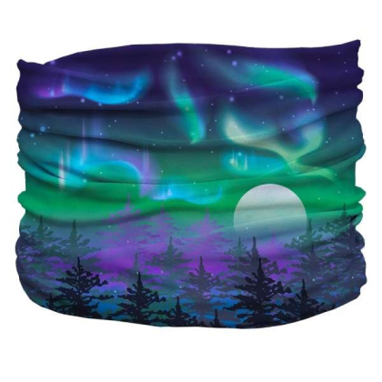 Blue,Green,Purple - Northern Lights Pup Scruff - 3XL