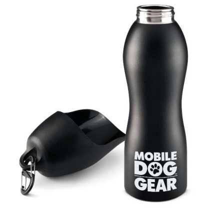 Black - Mobile Dog Gear 25 Oz Water Bottle