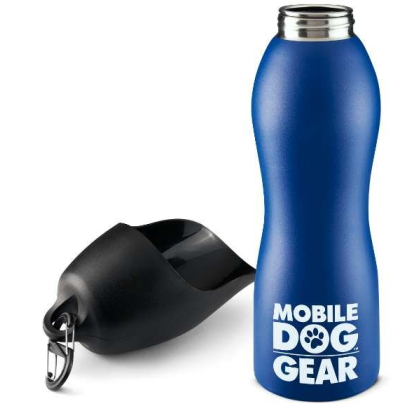 Blue - Mobile Dog Gear 25 Oz Water Bottle