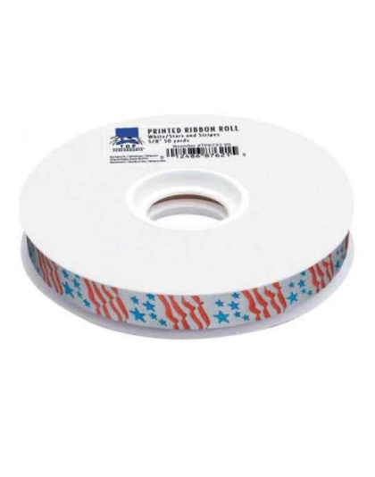 Stars & Stripes - 50-Yard Printed Ribbon Rolls - 50 Yards