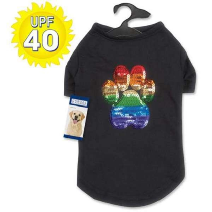 CC Puppy Pride Sequin UPF40 Tee - Xsmall