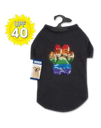 CC Puppy Pride Sequin UPF40 Tee - Xsmall