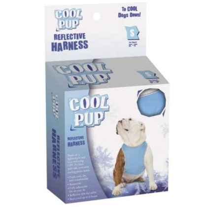 Blue - Cool Pup Reflective Harnesses  - Small