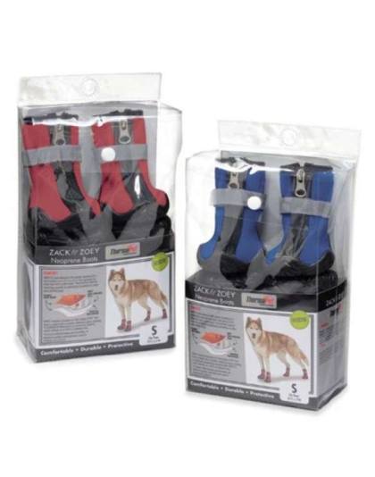 Blue - ZZ ThermaPet Neoprene Boot  - Small