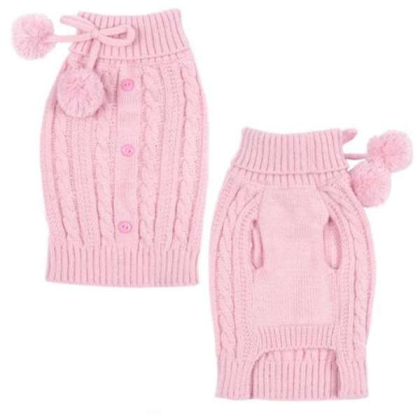 Pink - ES Cable Sweater - XL