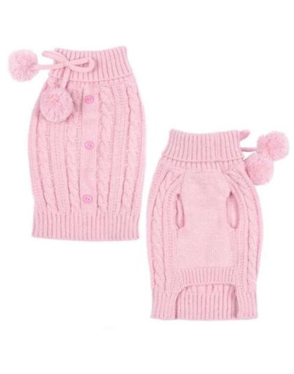 Pink - ES Cable Sweater - XL