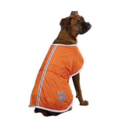 Orange - Zack & Zoey Nor'Easter Blanket Coat - Large