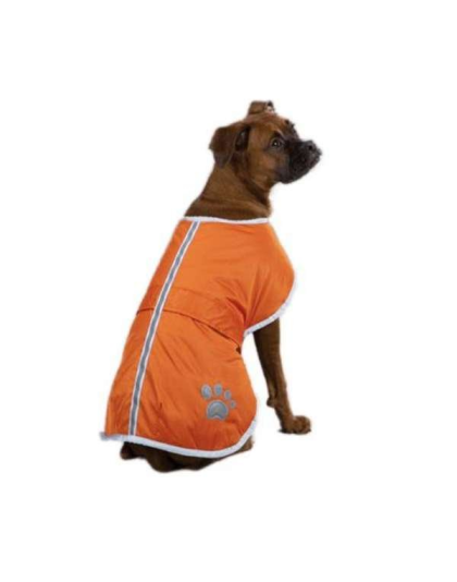 Orange - Zack & Zoey Nor'Easter Blanket Coat - Large