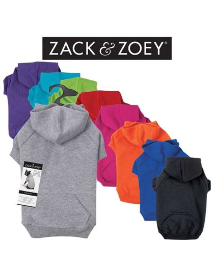 Gray - Zack & Zoey Basic Hoodie  - Medium