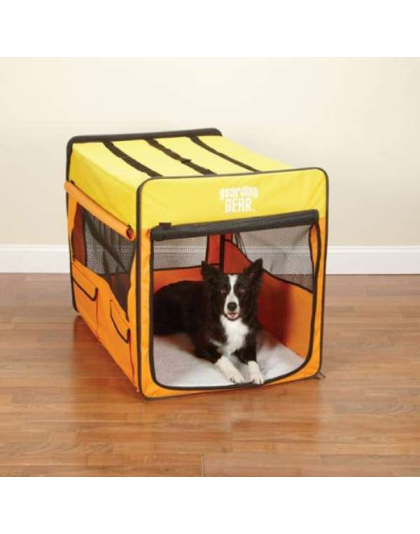 Yellow - Guardian Gear Collapsible Crate  - Large