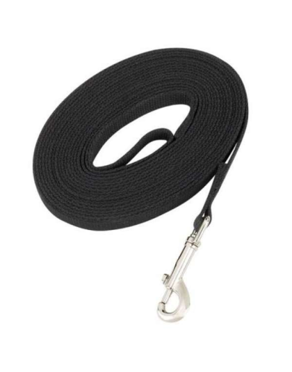 Black - Guardian Gear Cotton Web Training Lead  - 15ft