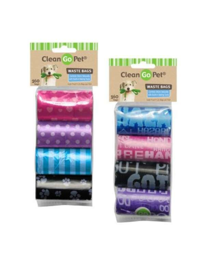 Clean Go Pet Waste Bags 8 Rolls Classic