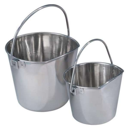 SS - ProSelect Stainless Flat Sided Pail - 1qt