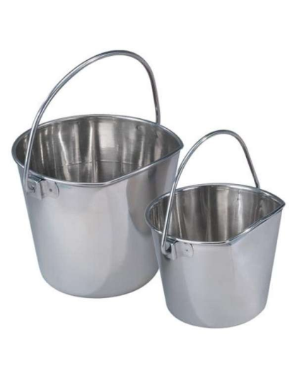 SS - ProSelect Stainless Flat Sided Pail - 1qt