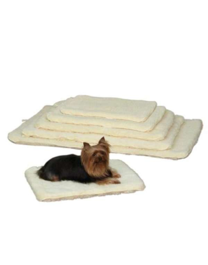 Natural - Slumber Pet Double Sided Sherpa Mat  - Small