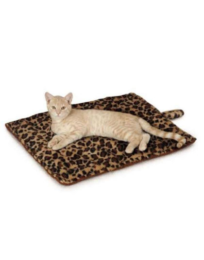 Brown - MT ThermaPet Cat Mat Leopard