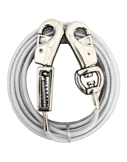 Prestige 30ft  Dog Tie-out with Spring - 30ft