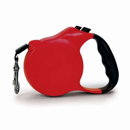 Red - CC Belted Retractable Lead 10ft - Small