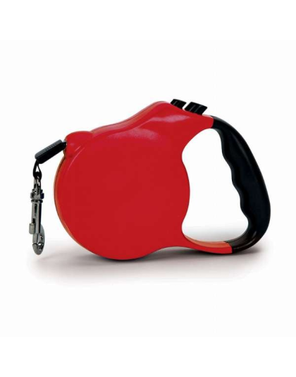 Red - CC Belted Retractable Lead 10ft - Small