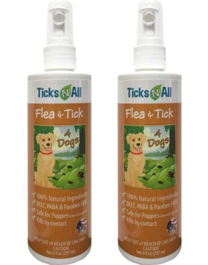 All Natural Flea & Tick 4 Cats 8oz (2 pack) - 8oz