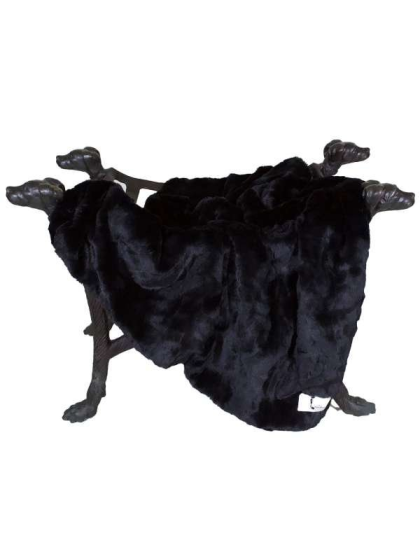 Black - Bella Dog Blanket - Small