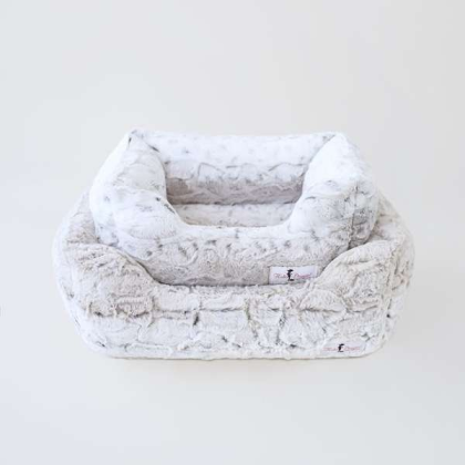 Pearl Leopard - Deluxe Dog Bed - Large