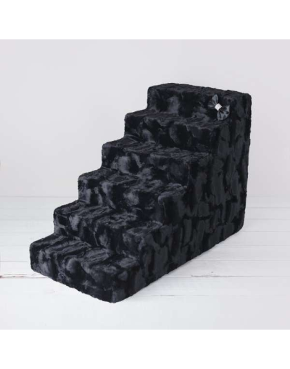 Black Diamond - Luxury Dog Stairs - 6-Step