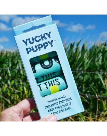 Teal - Yucky Puppy Biodegradable Poop Bags