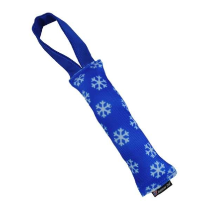 Blue/white - Snow Flake Hose Dog Toy 11" Inch