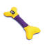 Purple Yellow - Da Bone Dog Toy - Medium - Medium