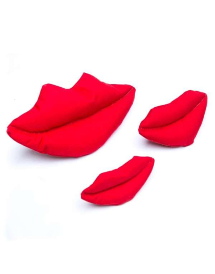 Red - Big Red Lips Dog Toy - Large - Large